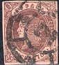 Spain 1862 Queen Isabel II 4 Cuartos Marron Edifil 58. España 1862 58. Uploaded by susofe